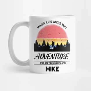 Adventure Hiker Artwork Mug